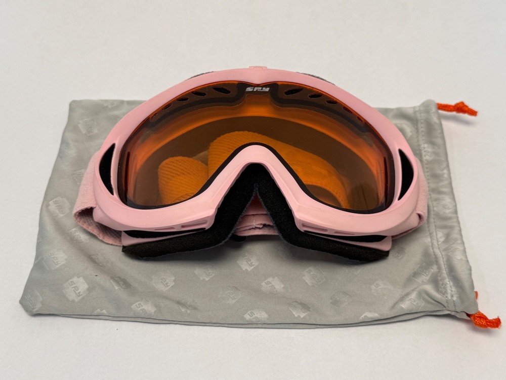 SPY Ski Snowboard Goggles Pink Frame