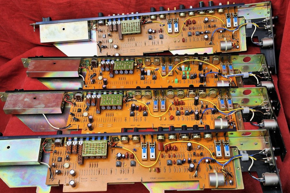 1970s TEAC 301 (M15) Channel Strips/Input Modules with Tamura Input Transformers