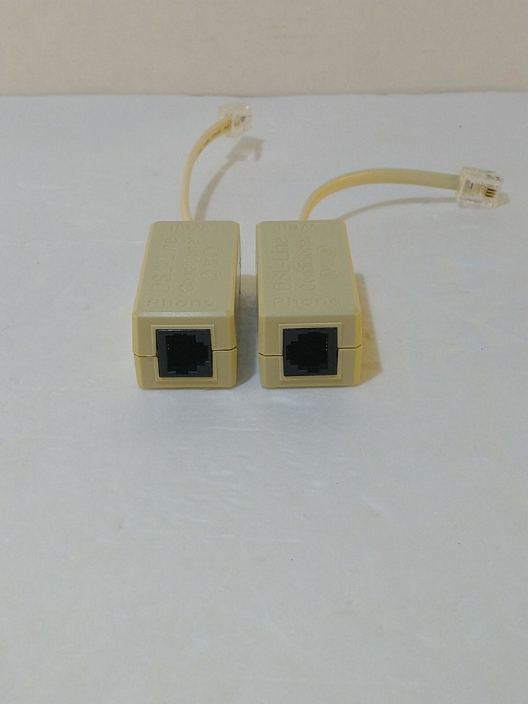 1 DSL/2 Single Line Wall-Mount Filter w/ (2) 2C Single Line DSL-LINE Conditioner