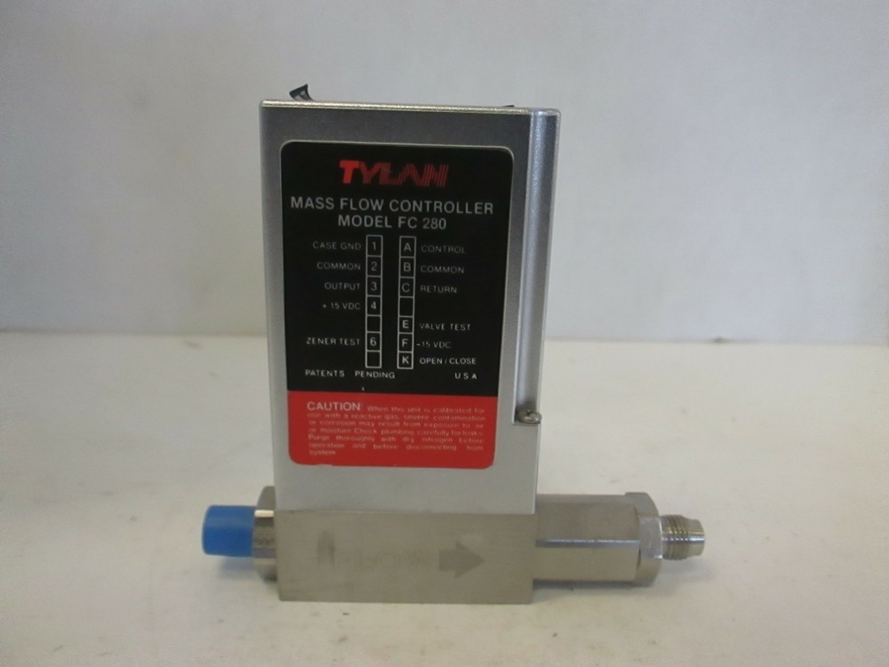 Tylan FC-280 V, Mass Flow Controller MFC, O2, 10 SLPM, Used