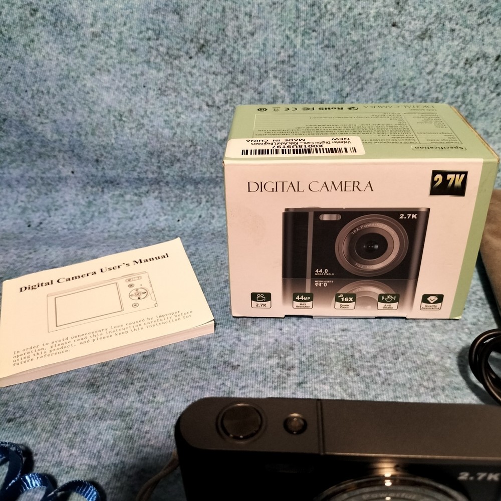 44MP Digital Camera DC302 Black Opened Never Used Excellent Condition