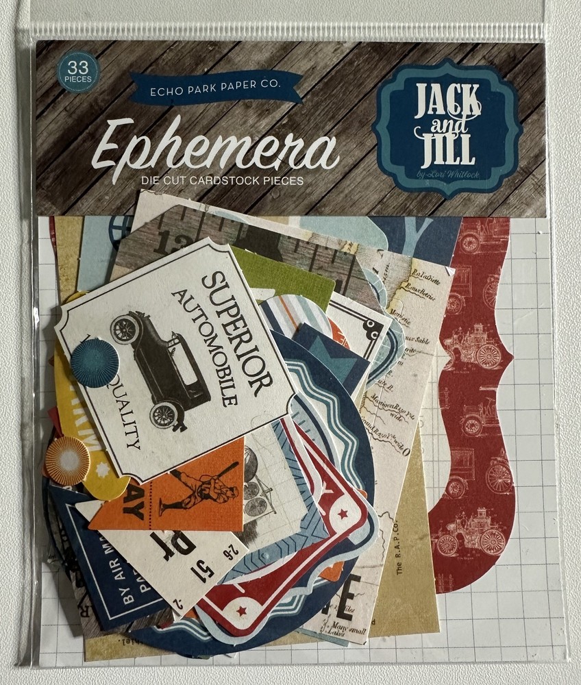 Echo Park Ephemera Die Cut Packs Multiple Variations Available-You Choose