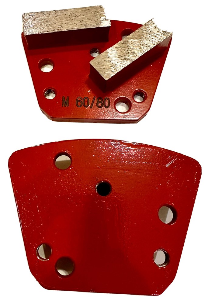 3-pack! Diamond Grinding Discs For Bolt-on Grinders Medium Surface 60/80 Grit
