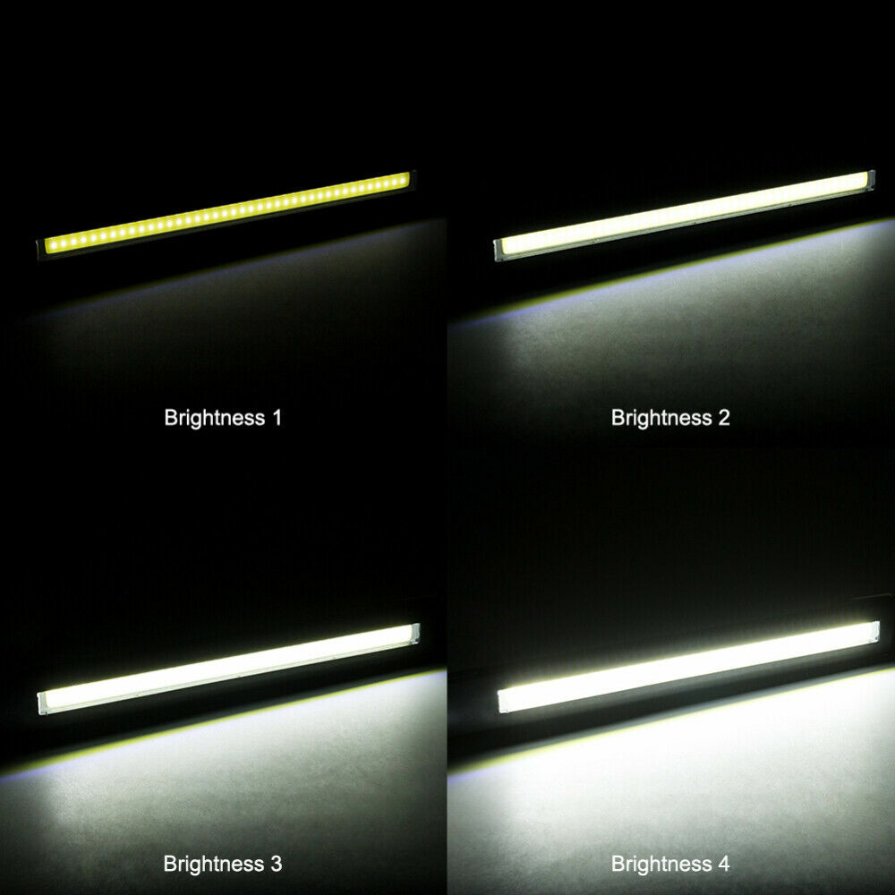 2 Pack USB Rechargeable LED COB Work Light, Slim & 360° Rotatable Magnet Torch