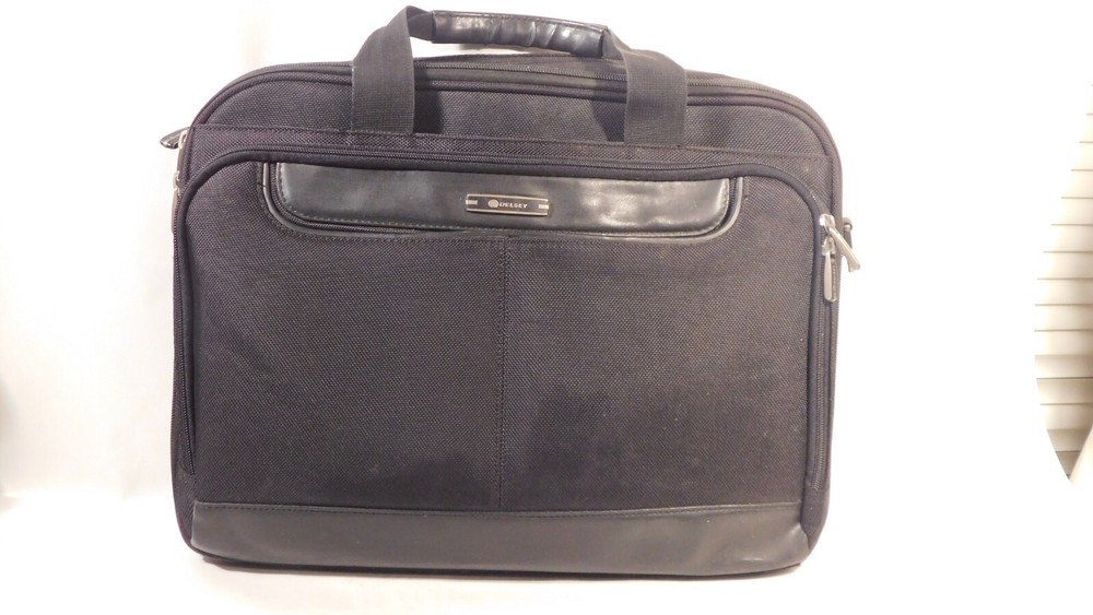 Vintage Delsay computer Brief Messenger bag 15  computer NO STRAP