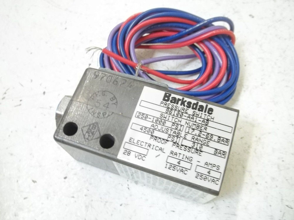 BARKSDALE 96100-AA1-AB PRESSURE SWITCHNSMP