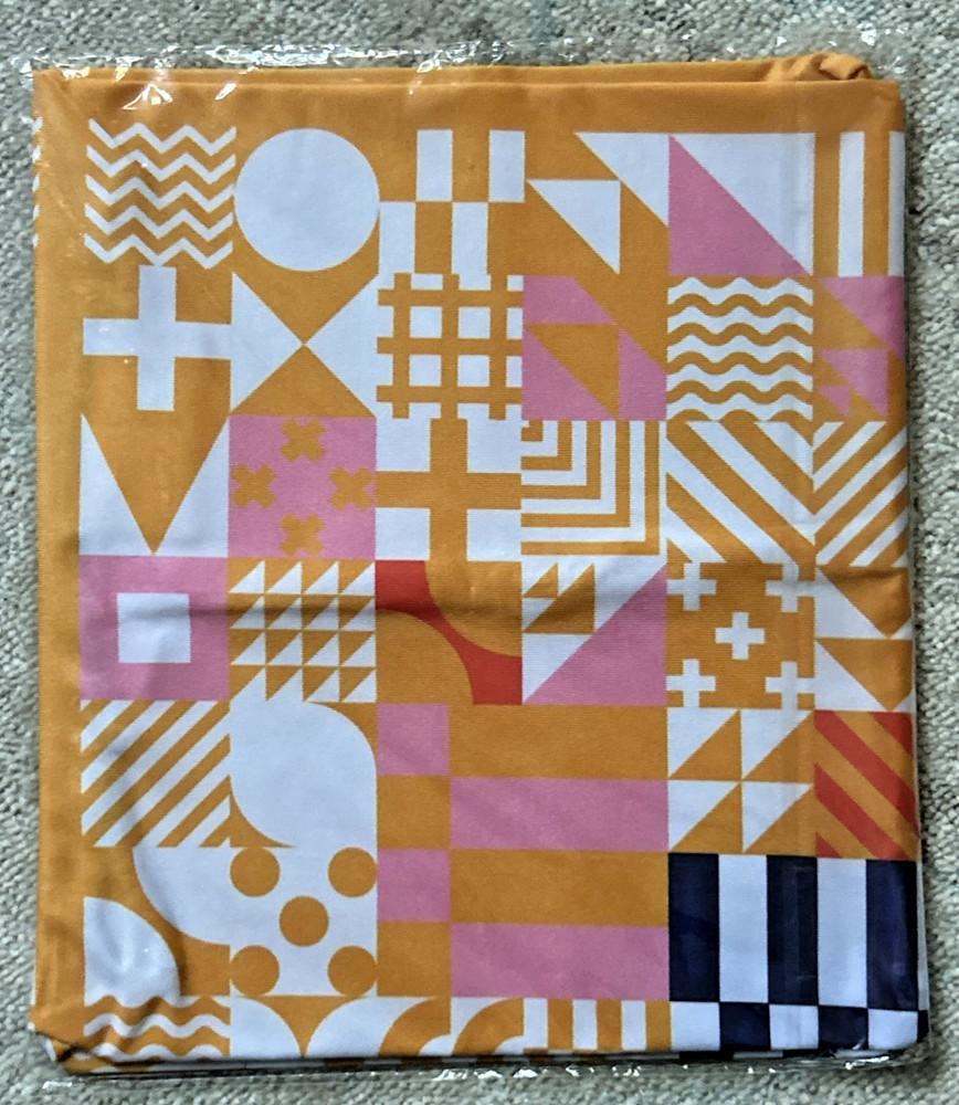 9 Fabric Book Covers – Stretchable Reusable Washable – New sealed