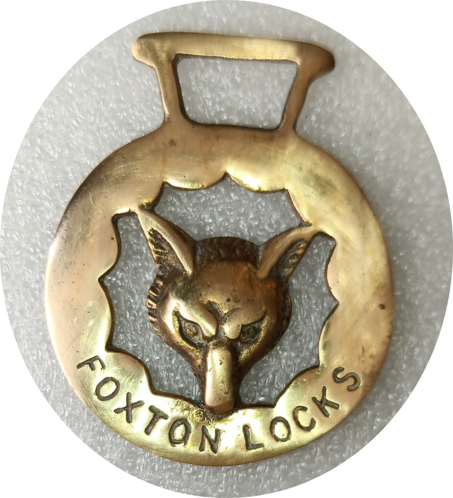 FOXTON LOCKS - CANAL   horse brass (8632)