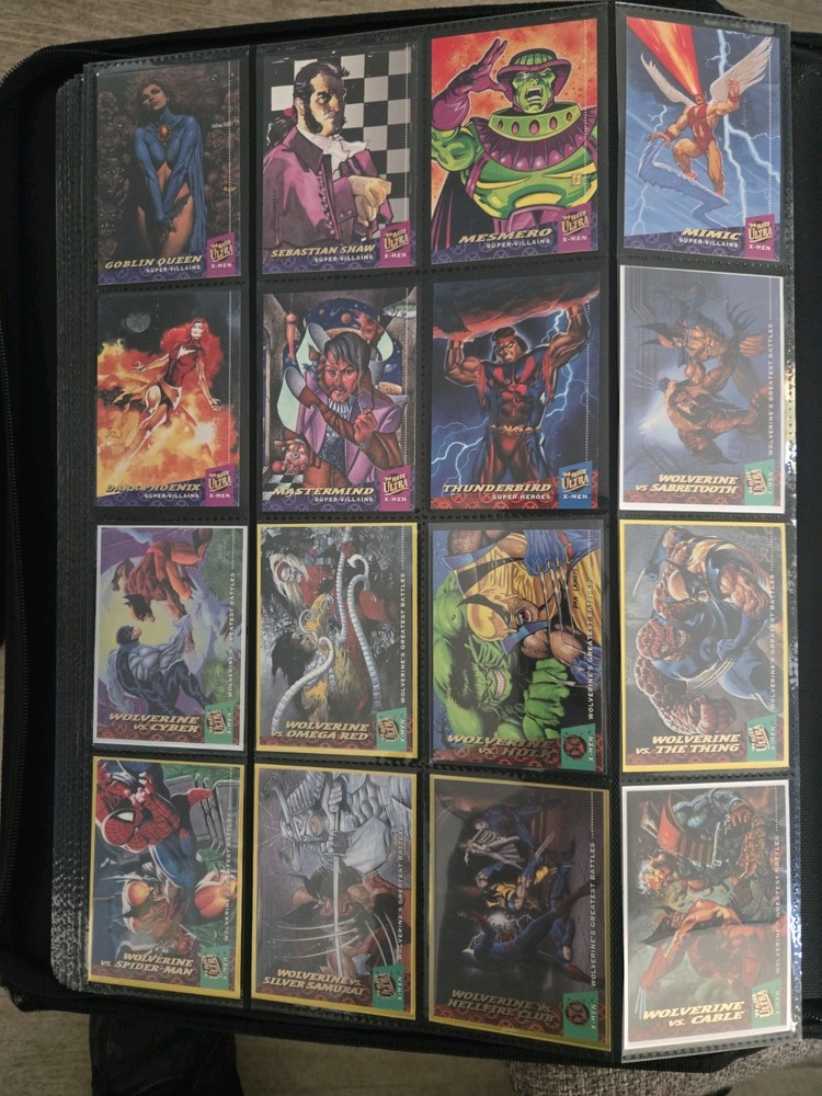 1994 Fleer Ultra X-Men Complete Set!! All Base Inserts + Blue/gold Team!!!