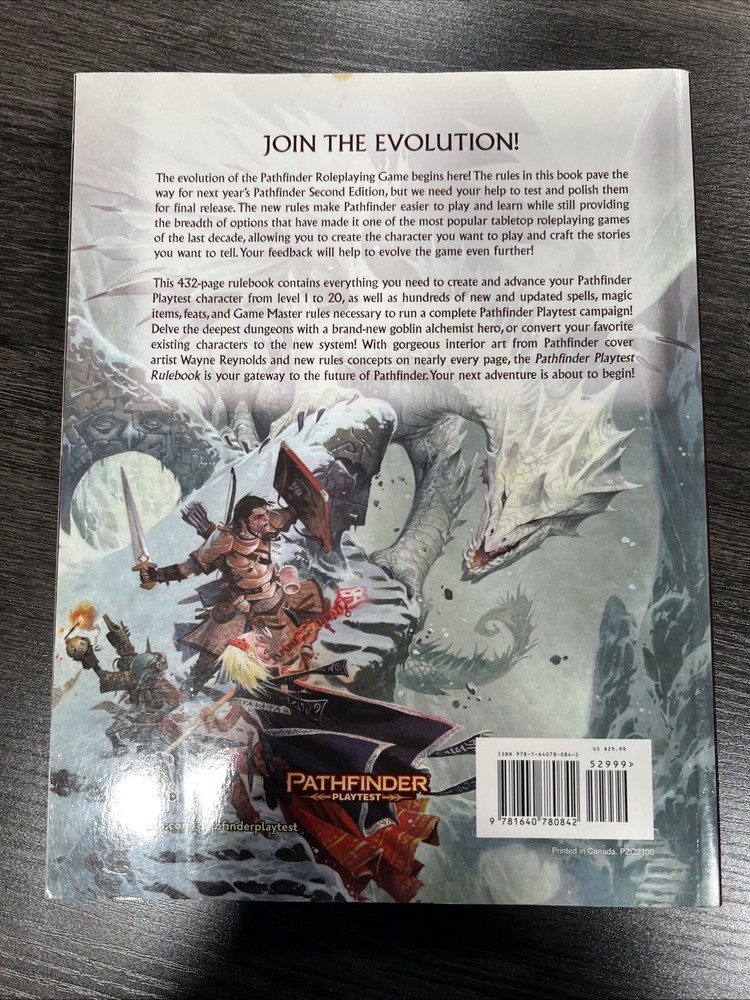 Pathfinder Platest Rulebook Guide Paizo