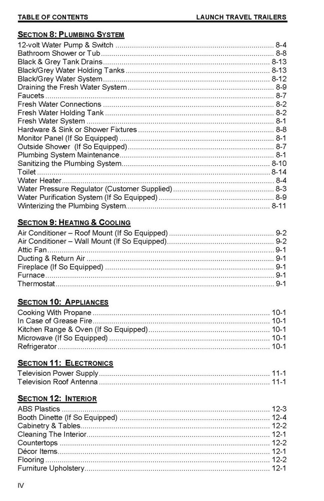 Starcraft 2014 Launch Towable Trailer Manual Instructions User Guide COIL COPY