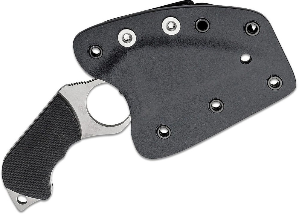 Spyderco Swick 6 Small Hole Fixed Blade Neck Knife 2.73" Plain Edge