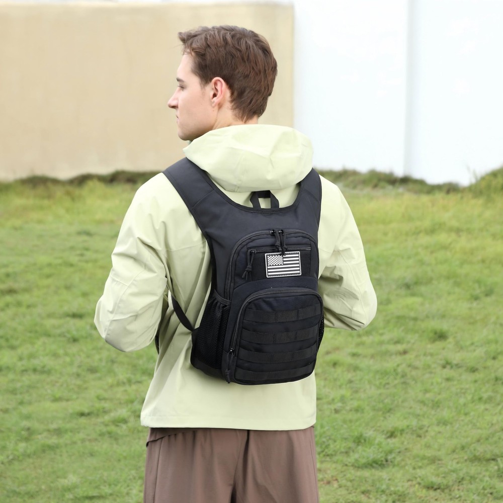 Hydration Backpack with Water Bladder for Hiking Tactical Hydration Pack for ...