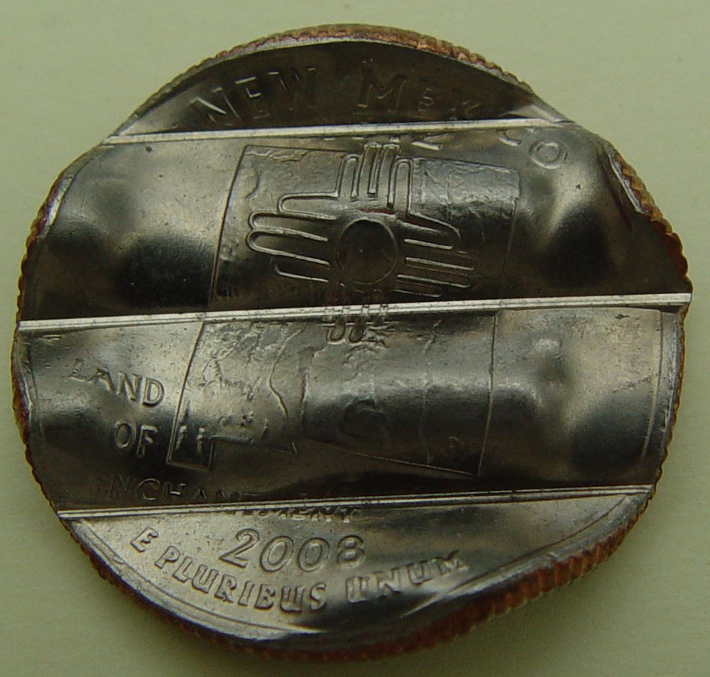 2008 New Mexico Quarter - Waffled
