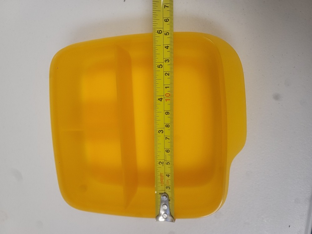 NEW Tupperware Lunch Container Divided Orange