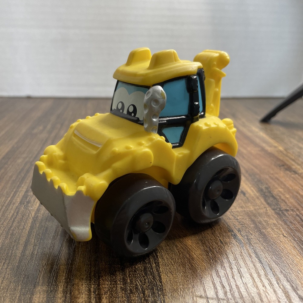 Chuck & Friends Digger Yellow Backhoe Loader Construction Vehicle Hasbro Toy
