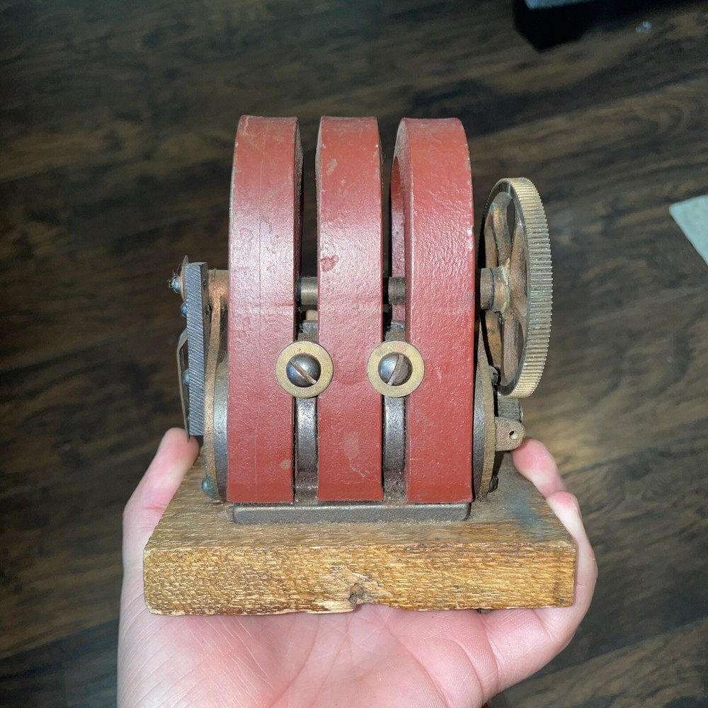 ANTIQUE HAND CRANK ELECTRIC SHOCK GENERATOR STEAM PUNK Missing Handle