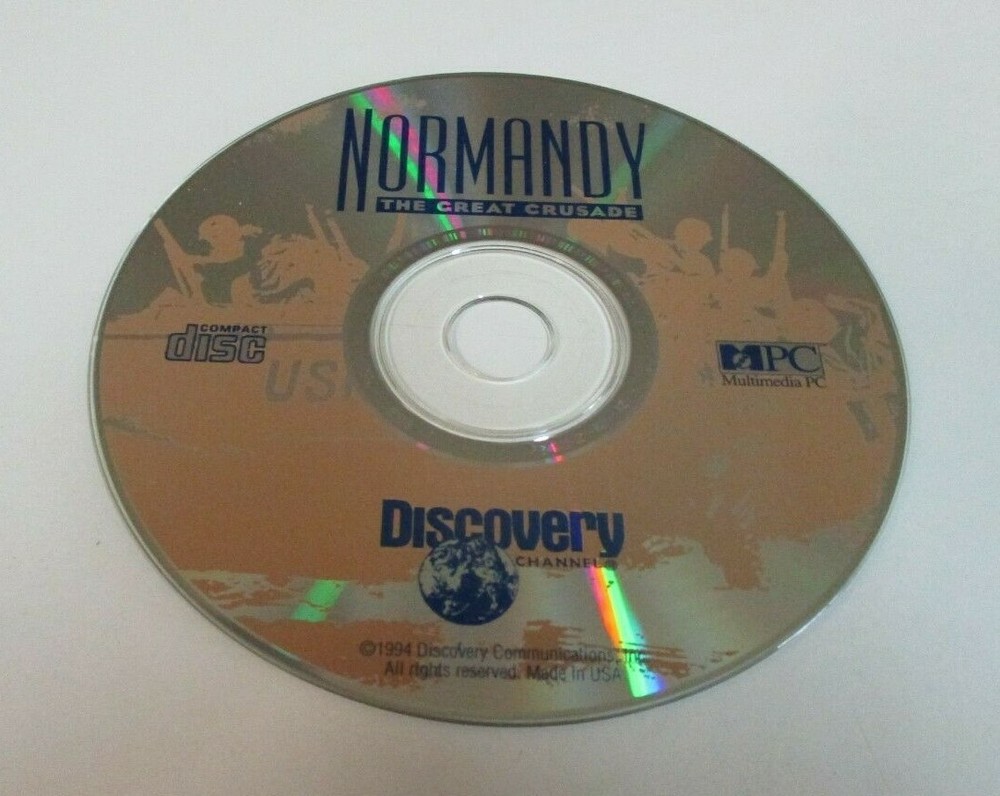 Normandy: The Great Crusade - Documentary - Discovery Channel - CD-ROM - 1994