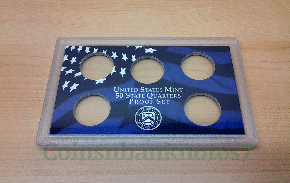 2008 State Quarter Proof Set Lens / NO Coins