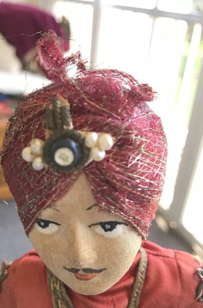 Indian Man Antique Handmade Doll