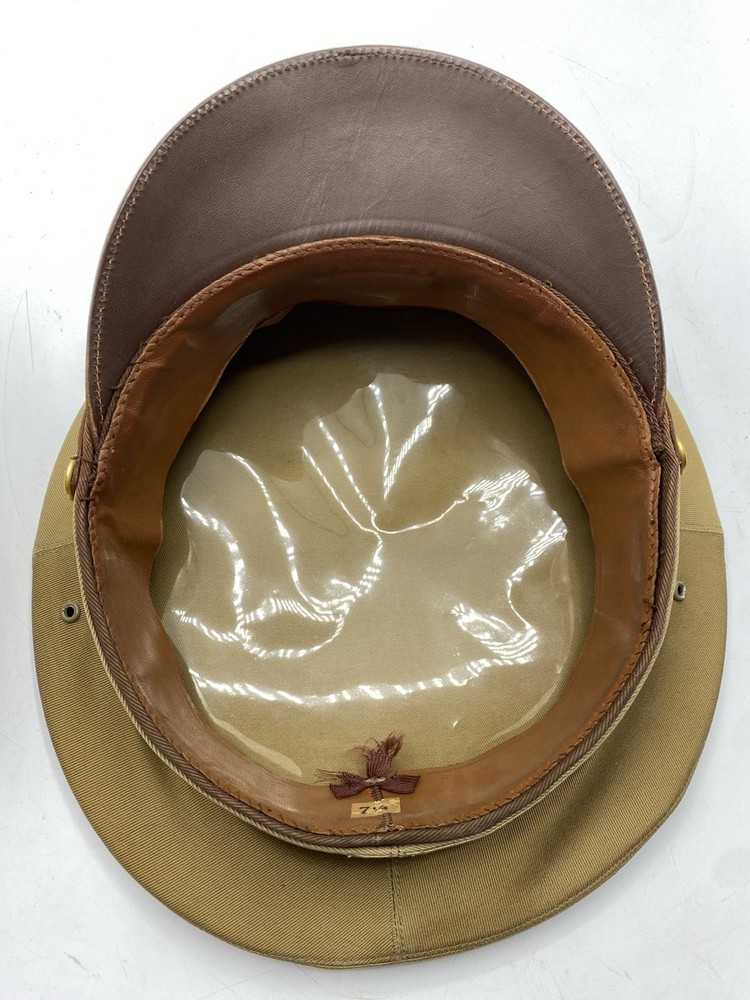 Original WWII US Army Officer’s Visor Cap Uniform Hat