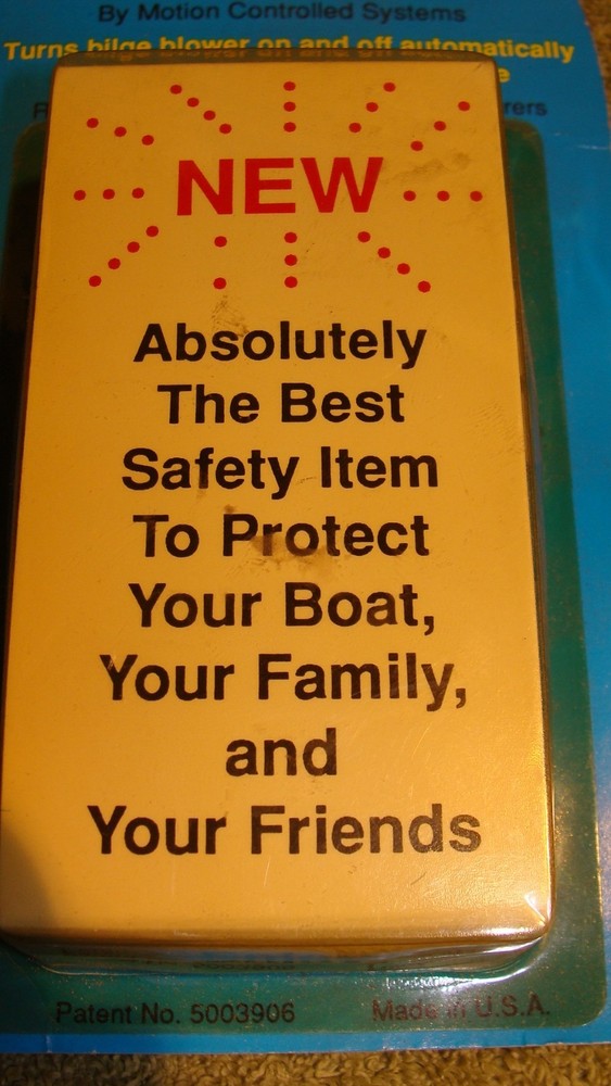 NOS, Motion Controlled Systems, Automatic Bilge Blower Controller,New in Package