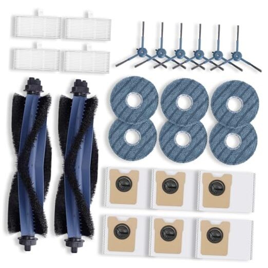 Replacement Parts Kit for eufy Omni C20 Robot Vacuum Accessories, 2 Roller