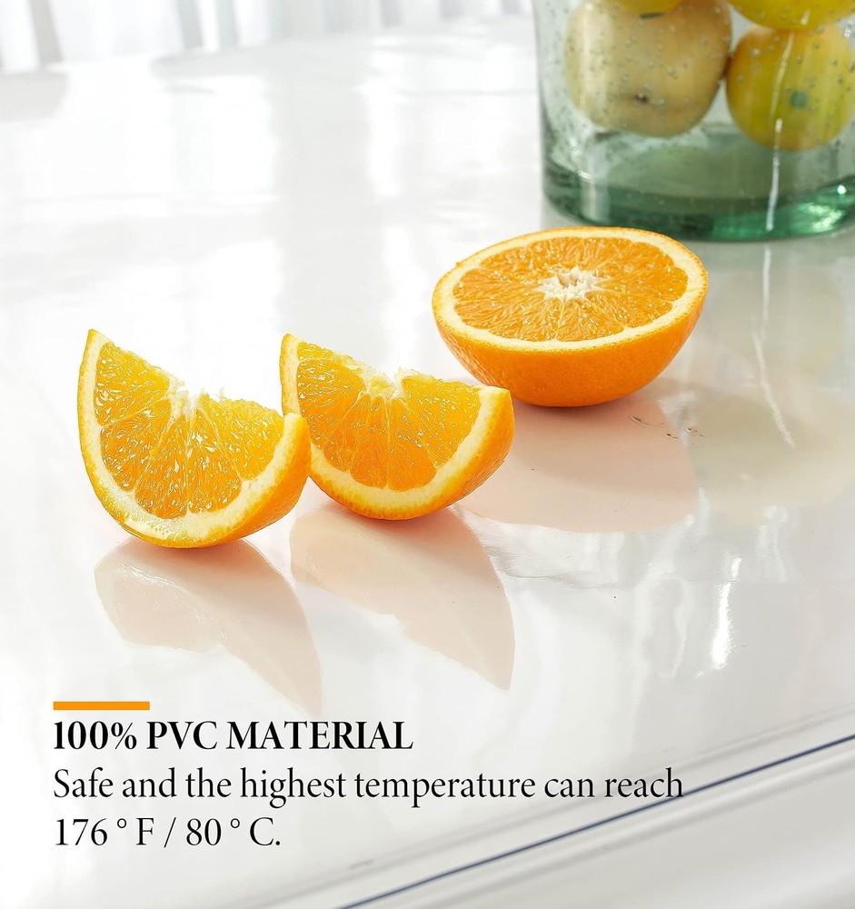 1.5mm Clear Desk Cover Protector 30×48 Inch Clear Desk Cover Rectangular Viny...