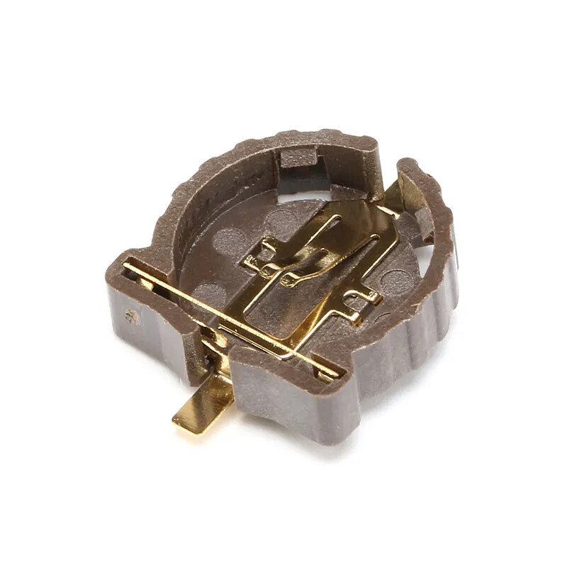 10PCS CR1220/1225 Battery Socket Holder SMD Mount 3V Cell Case