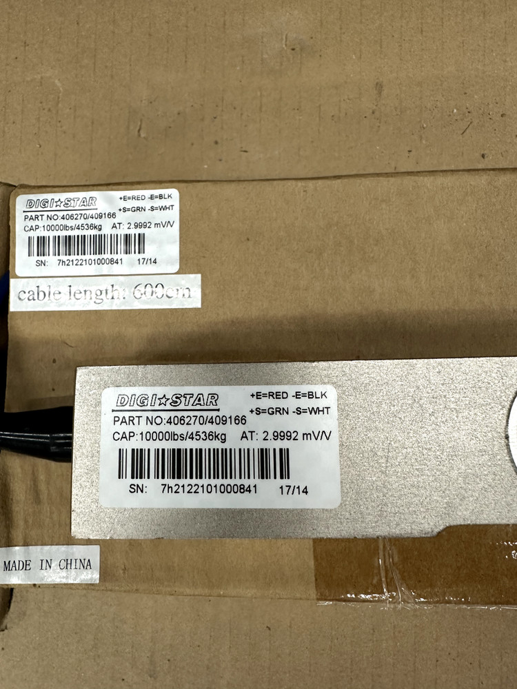 Digistar GT 400 weigh system with 4 weigh bars