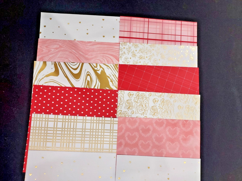 Stampin'Up! TEXTURED METALLIC SPECIALTY DSP (18) Sheets-Double Sided
