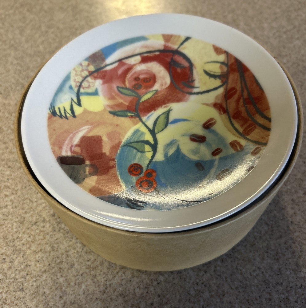 6 Starbucks 2005 Leadership Conference Commemorative Snack Plates Set