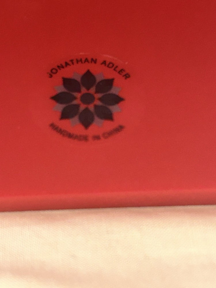 Jonathan Adler Tissue Box Cover Red