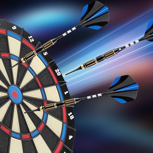 Soft Tip Darts – 3-Piece Set for Electronic 19g Soft Needle | Red/Black