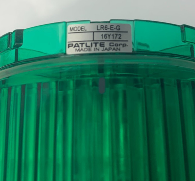 NEW! PATLITE LR6-E-G, LED STACK LIGHT - Green