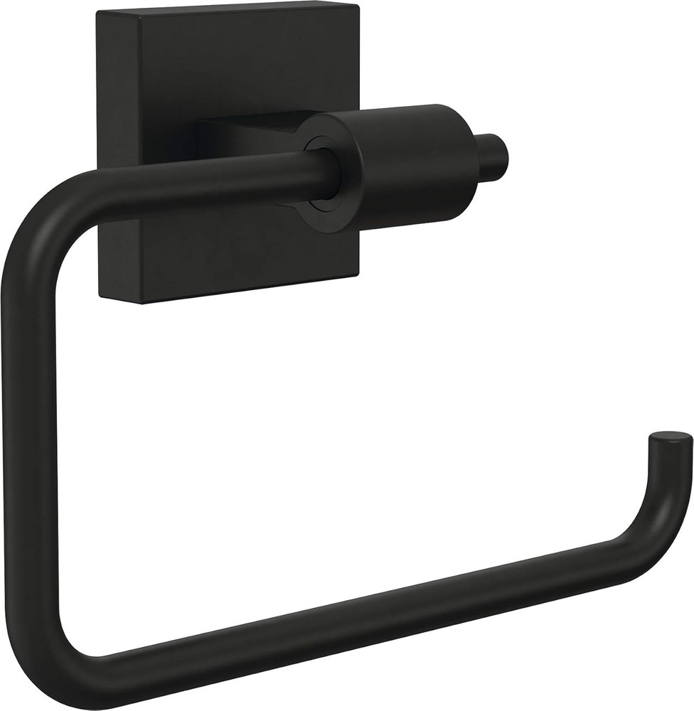 (1-Pack) Toilet Paper Holder Matte Black Tissue Roll Holder for Bathroom