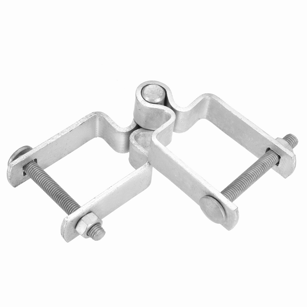 2"x2" Chain Link Fence Gate Post Hinge with Bolt&Nut for Square Pipe