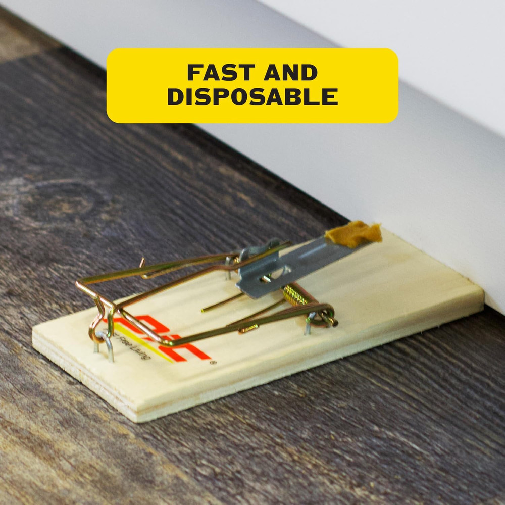 Wood Mouse Traps (4 Count per Case)