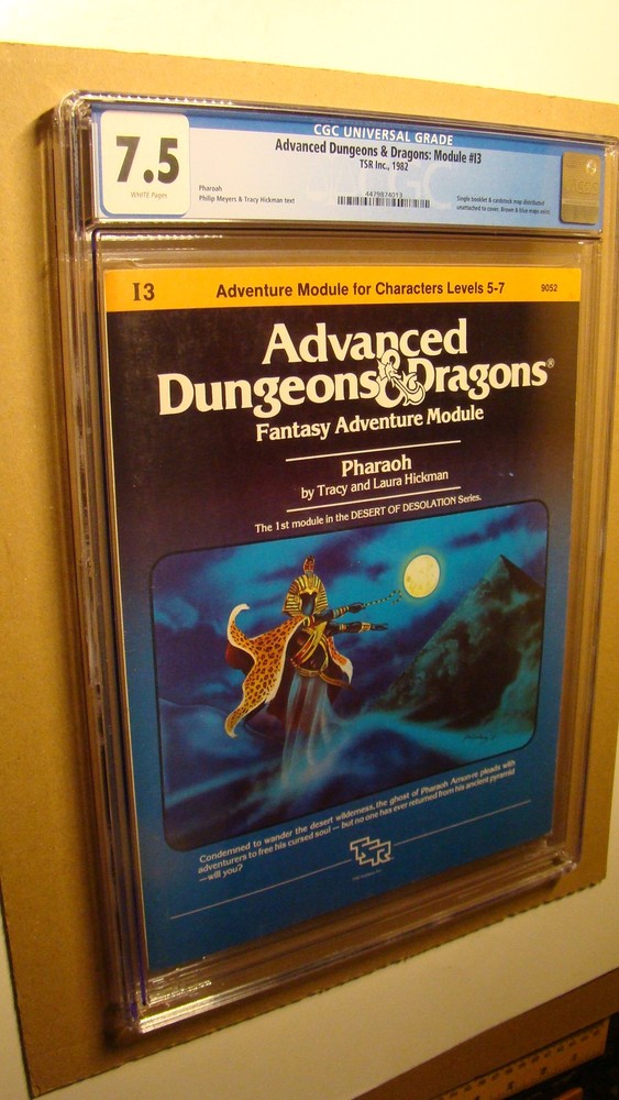 MODULE I3 - PHARAOH *CGC 7.5 WHITE* DUNGEONS DRAGONS 1ST PRINT