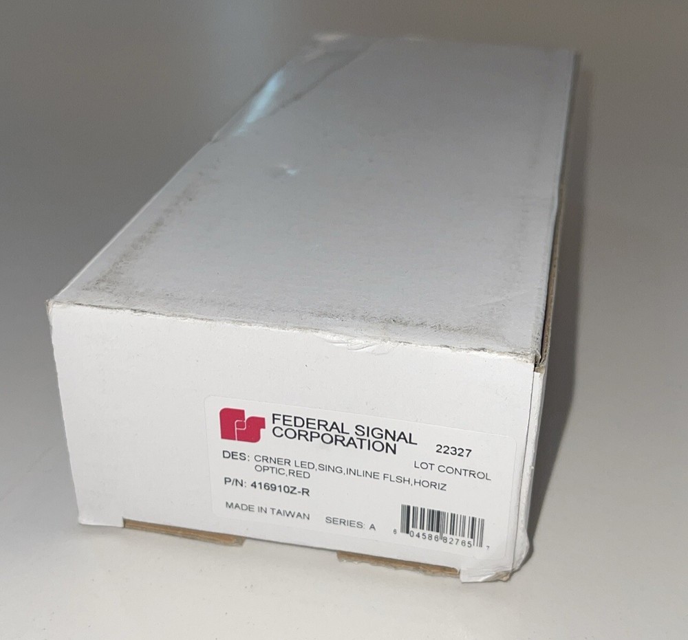 FEDERAL SIGNAL Corner Warning LED Light, Exterior Mount