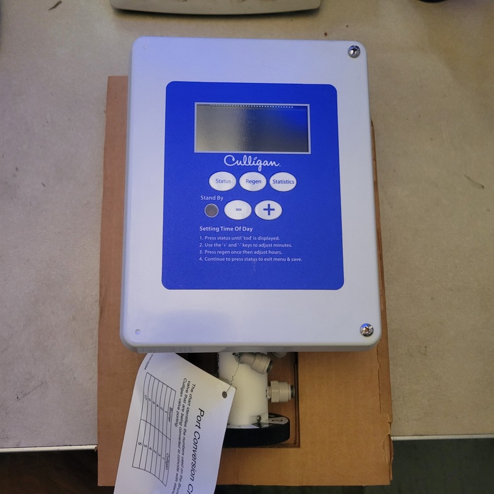Culligan Commercial Controller 01016170 with PILOT Valve, Brkt & Transformer NEW