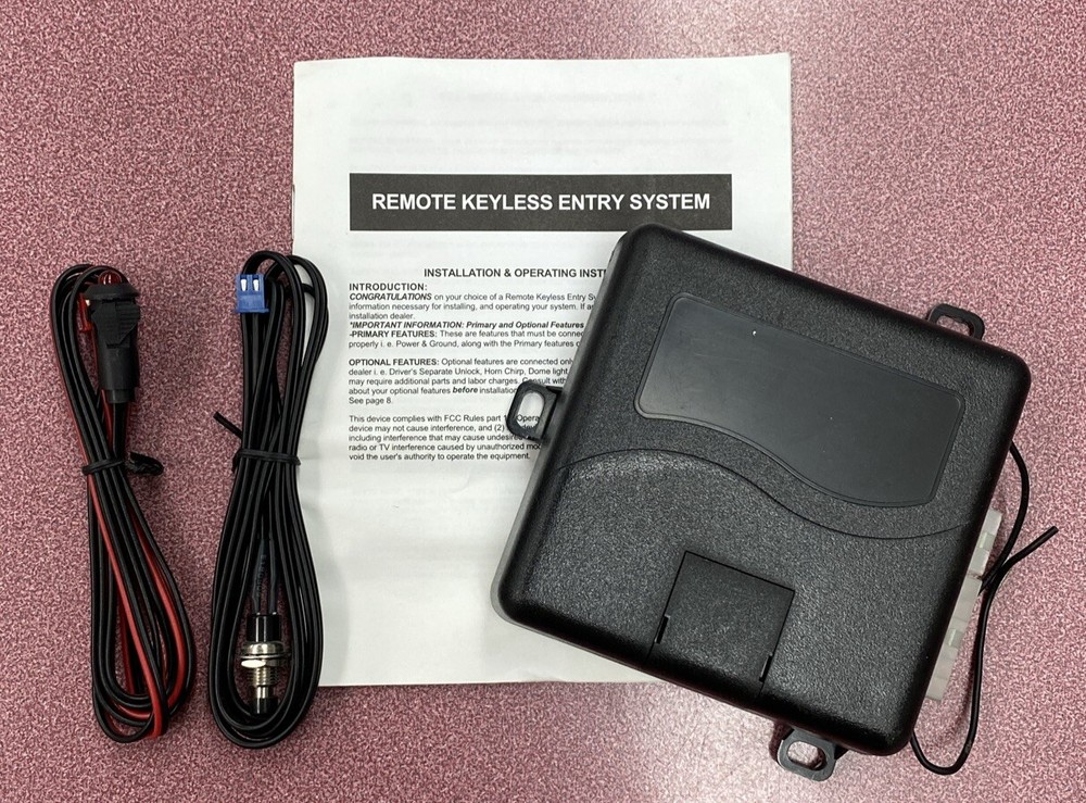 NEW ACCELE RS6544 KEYLESS ENTRYN MODULE / LED LIGHT AND VALET PROGRAM SWITCH!