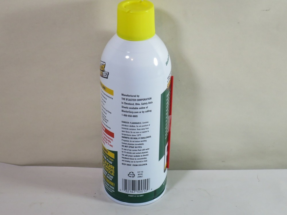 Blaster 16SET Advanced Small Engine Tune Up Starting Fluid Spray 11oz.