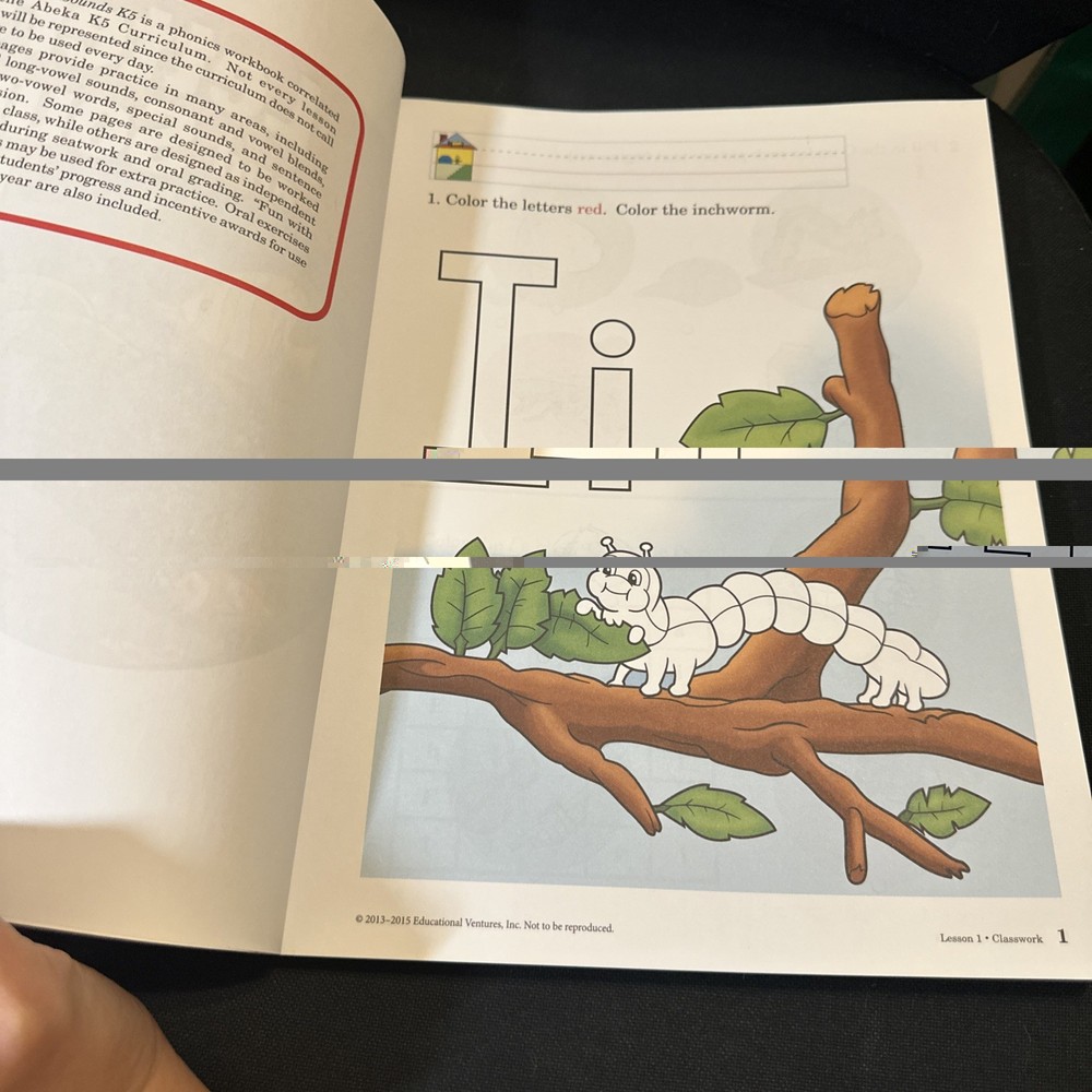 Abeka Letters And Sounds K5 (2nd Edition)