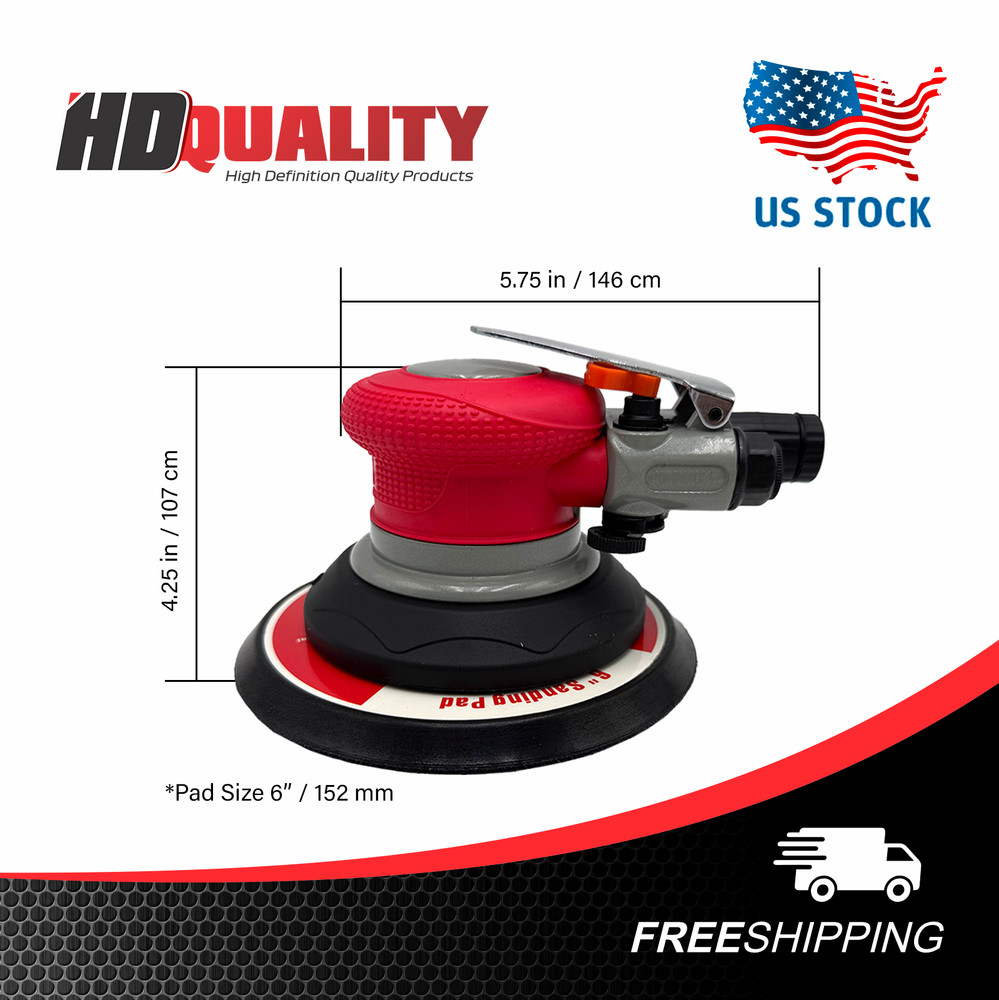 6" PROFESSIONAL Air Sander