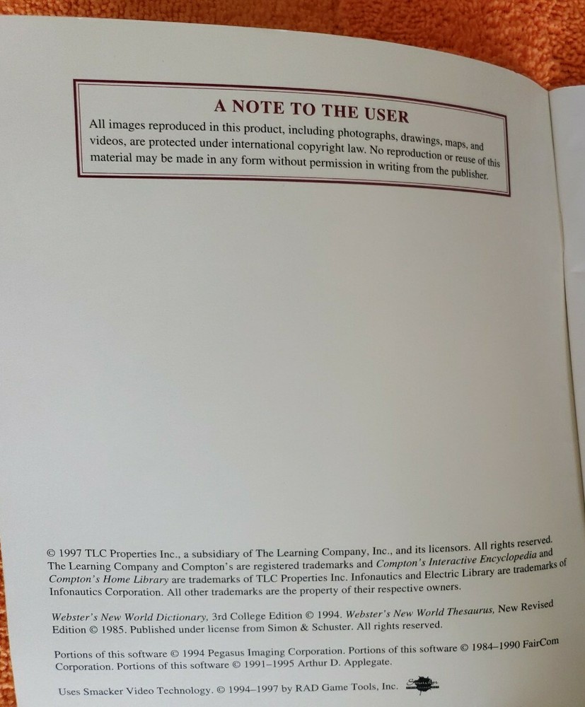 Compton's Home Library Interactive Encyclopedia 1998 Edition Users Guide