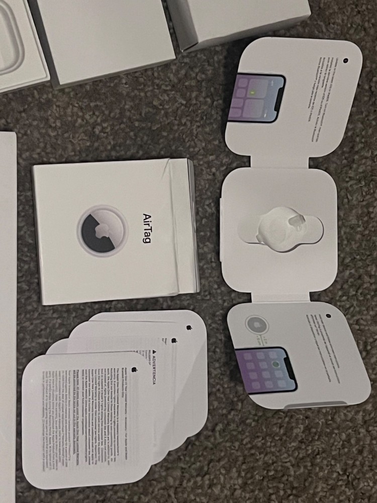 Apple watch, pencil, & airtag empty boxes