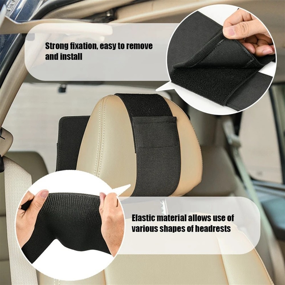 Sturdy Car Headrest Mount Holder for Steam Deck Reliable Gaming Solution