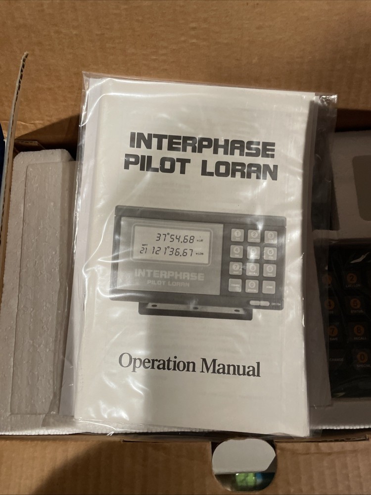 Interphase Pilot Loran 2 Boat Navigating Device Brand New