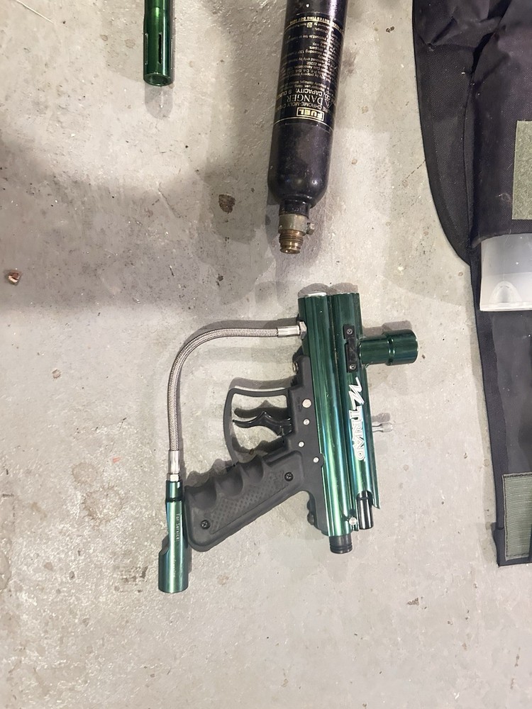 paintball equipment used
